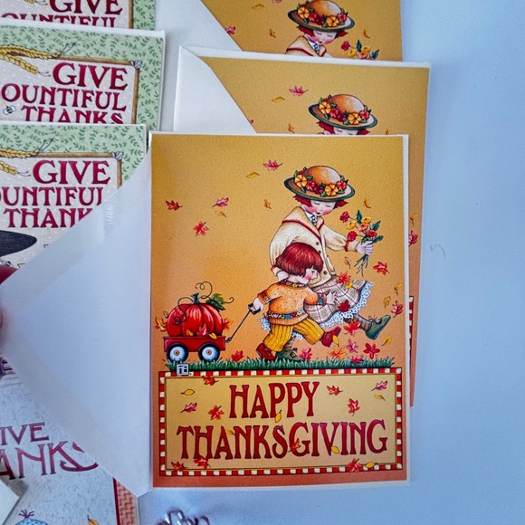 Mary Engelbreit Lot of Vintage Cards Thanksgiving Friendship Vintage - Picture 6 of 16